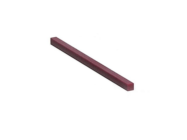 Pietra rubino Midget 1x1mm lunghezza 50mm - Grana fine - Quadrata
