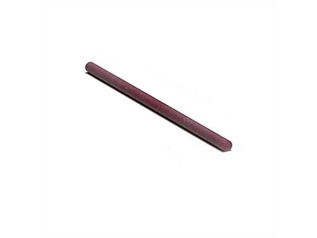 Pietra rubino Midget d. 1mm lunghezza 50mm - Grana fine - Tonda