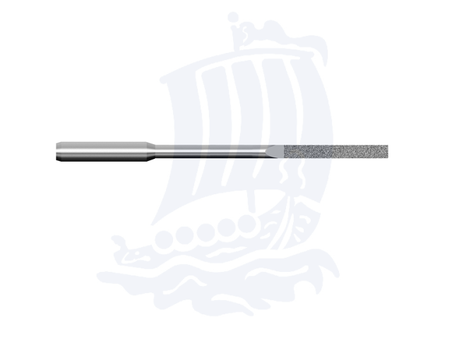 Lima diamantata DLA-R1.5S-D151, R=1,5mm - Gambo d. 3mm