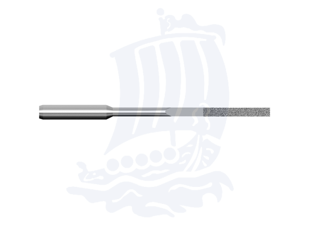 Lima diamantata DLA-2X1S-D64, 2x1mm - Gambo d. 3mm