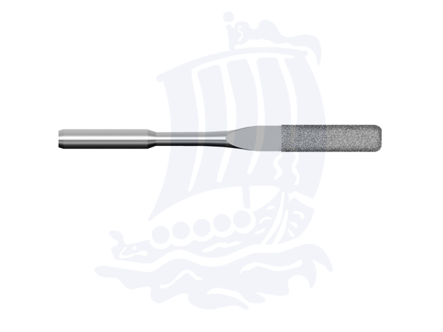 Lima diamantata DLA-R2.5R5-D64, 2,5x5mm - Gambo d. 3mm