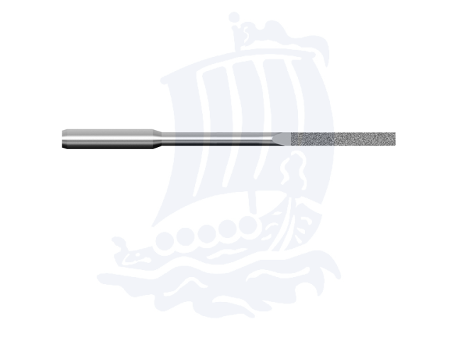 Lima diamantata DLA-R2S-D181, R=2mm - Gambo d. 3mm