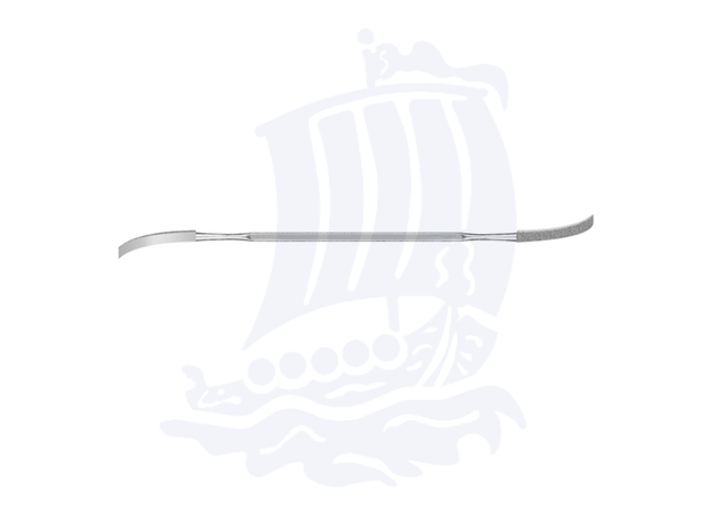 Lima diamantata, 5,4x1,7x155mm, RF29, grana D126 - Piatta parellela