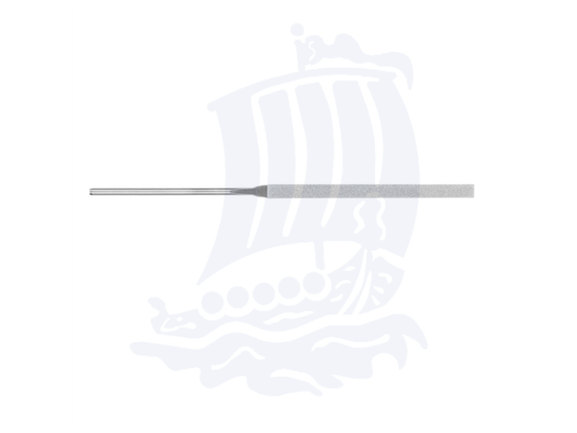 Lima diamantata, 5,7x1,6x160mm NF2112B-D126 - Piatta parallela