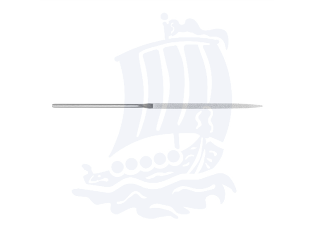 Lima diamantata, 4,3x4,3x160mm NF2132B-D126 - Triangolare a punta