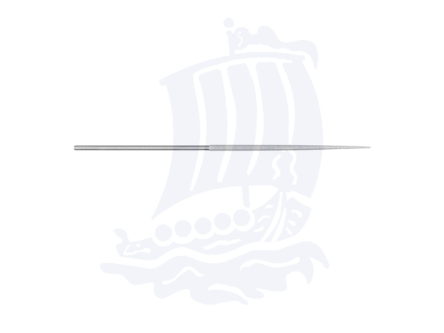 Lima diamantata, d. 3,2x160mm NF2162B-D126 - Tonda a punta