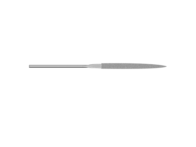 Diamond file DLH-9-D151, 5,0x1,6mm, pointed - Shank d. 3mm