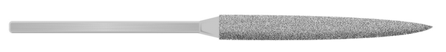 Diamond file DLG-3-D151, 12,5x4mm, pointed - Shank 6x6mm