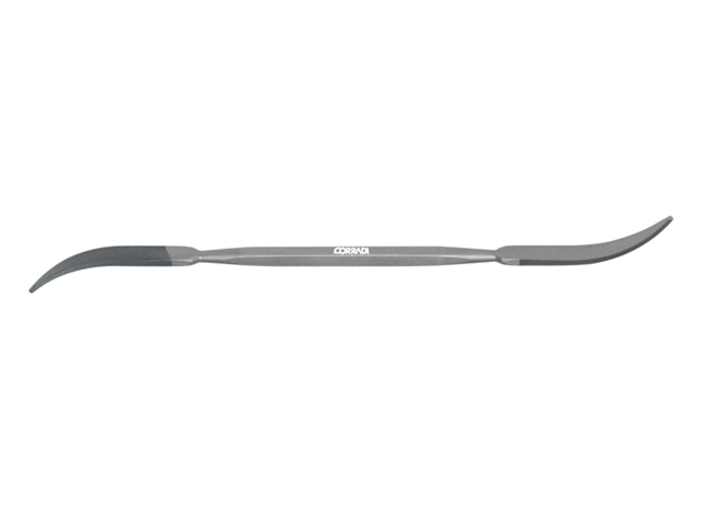 Steel file double Rifloirs 651, length 190mm, pointed - Cut 0