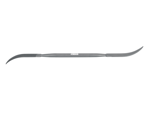 Steel file double Rifloirs 653, length 190mm, pointed - Cut 0