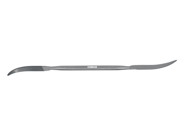 Steel file double Rifloirs 654, length 190mm, pointed - Cut 0