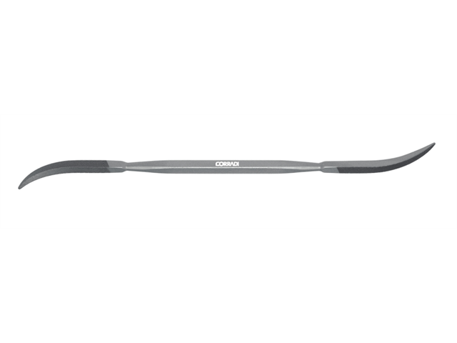 Steel file double Rifloirs 655, length 190mm, pointed - Cut 0