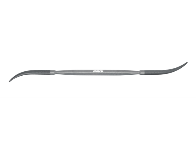 Steel file double Rifloirs 656, length 190mm, pointed - Cut 0