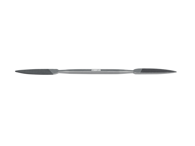 Steel file double Rifloirs 657, length 190mm, pointed - Cut 0