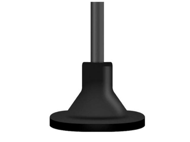 Supporto rotativo elastico R6-32,5, d. 65mm, morbido - Gambo d. 6mm