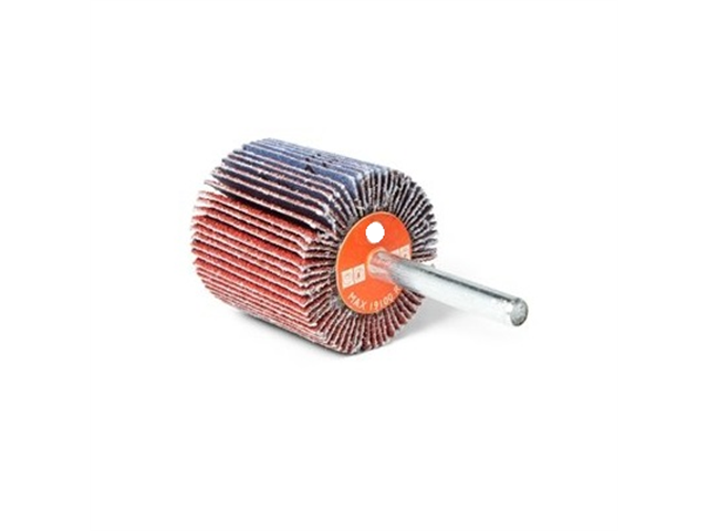 Ruota lamellare, d. 30x10mm, Grana 150 - Gambo d. 3mm - Conf. 10pz.