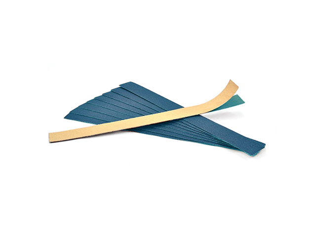 Abrasive cloth, 12x20mm, Grit 80, zirconium - Auto-sticker - Pkg. 50pcs