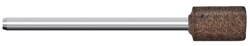 Mola in gomma, d. 10x10mm, Grana 220, cilindrica - Gambo d. 3mm - Conf. 10pz.