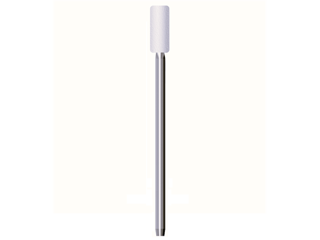 Feltro rotativo duro, d. 6x15mm, cilindrico - Gambo d. 3mm x lung. 90mm - Conf. 10pz.