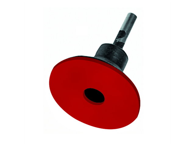 Lappatore rotativo in fibra, d. 32x1mm, con supporto elastico duro - Gambo d. 3mm - Conf. 10pz.