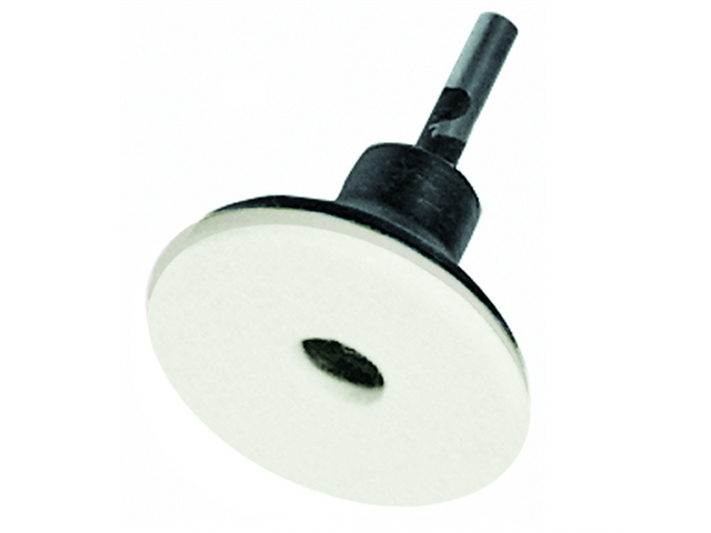Lappatore rotativo in feltro morbido, d. 48mm, supporto elastico duro - Gambo d. 6mm - Conf. 5pz.