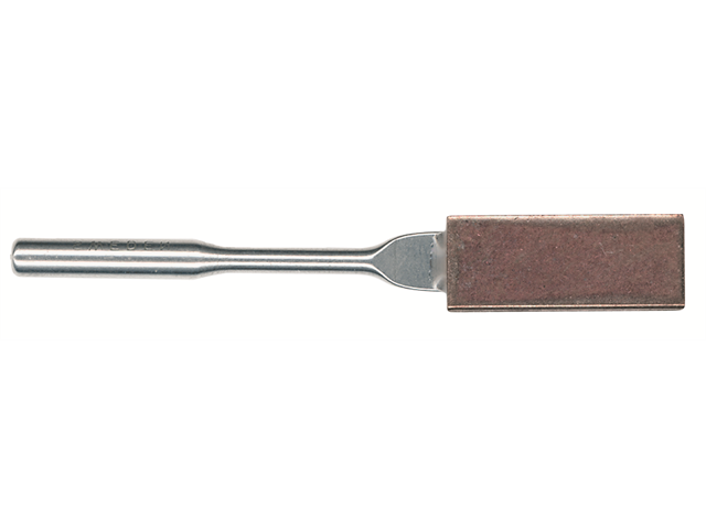 Lappators on support 18x7x1mm copper - Shank d. 3mm