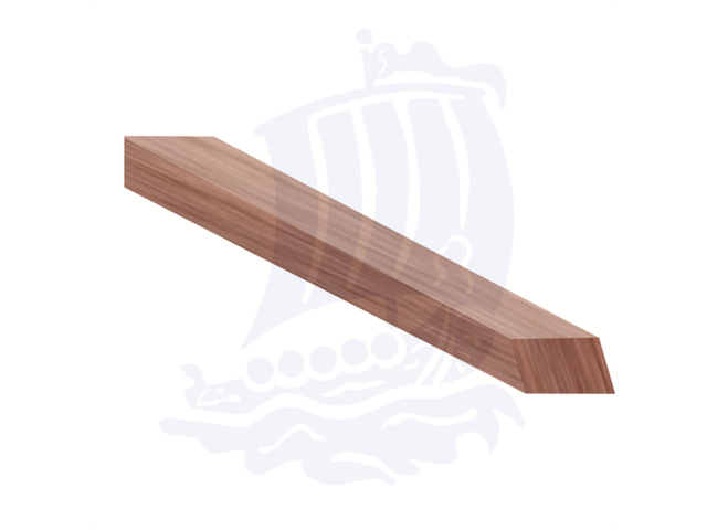 Stecca in legno duro, 3x7x150mm, faggio, rettangolare - Conf. 10pz.