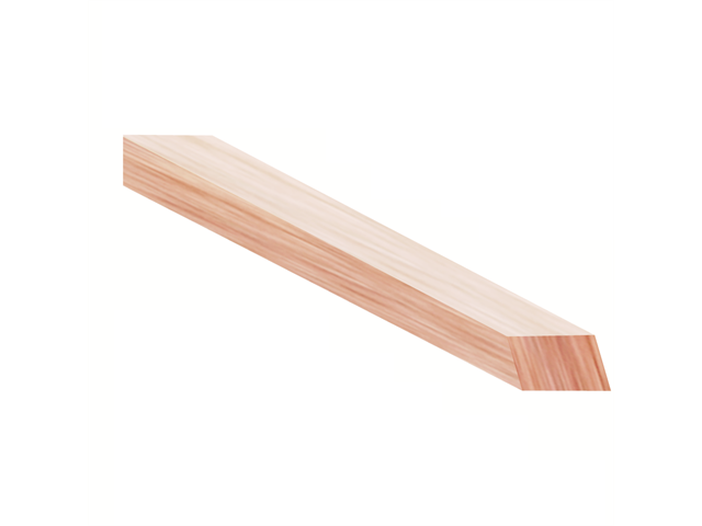 Stecca in legno morbidissimo, 8x12,5x140mm, balsa, rettangolare - Conf. 10pz.