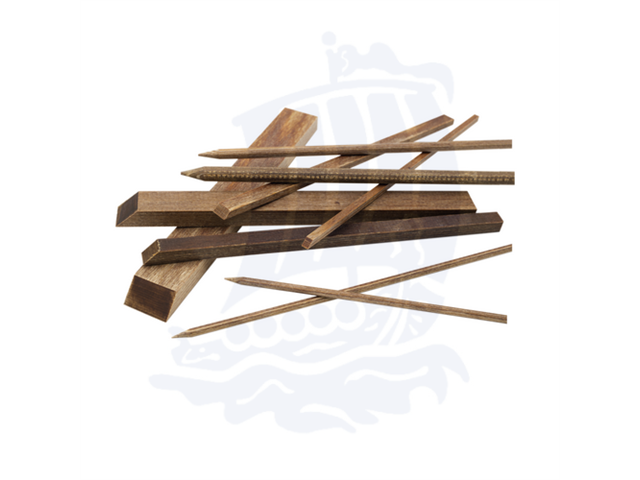 Assorment hard wood lapping stick - Pkg. 10pcs