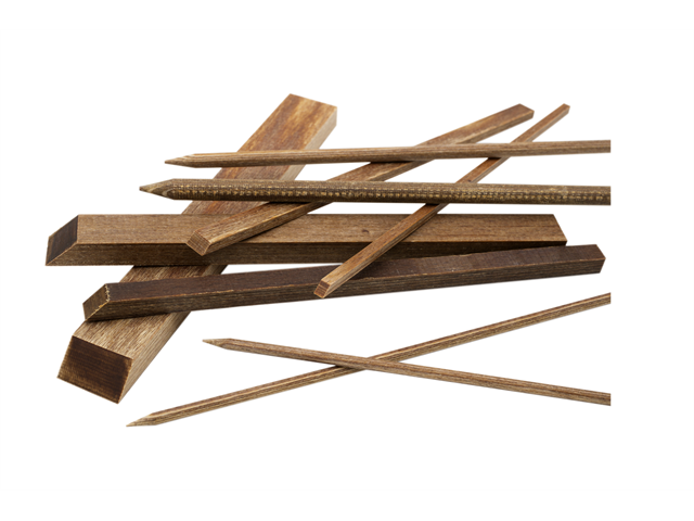 Assortimento stecche in legno morbido, tiglio