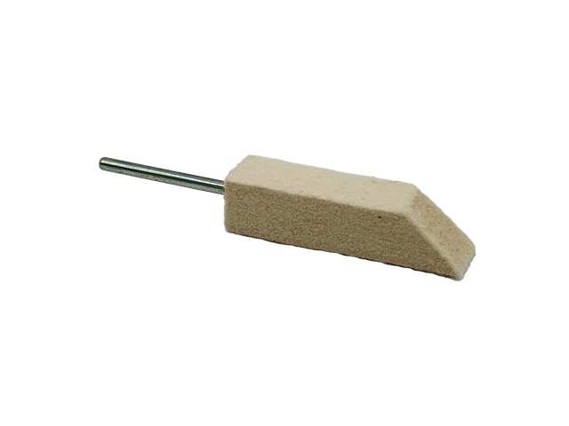 Lappatore in feltro morbido, 12x12x45mm - Gambo d. 3mm - Conf. 10pz.