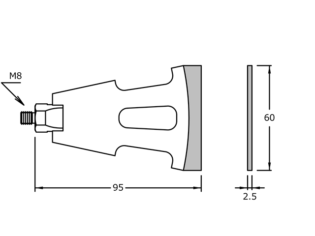 Pietra diamantata W:60 per UF0101