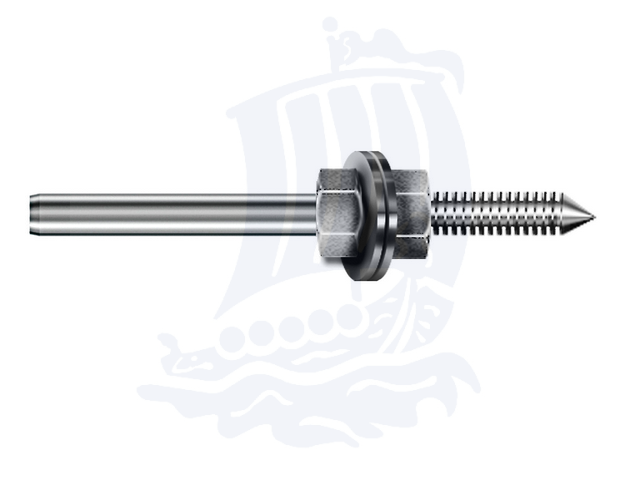 Mandrino tipo SV600-3 - Gambo d. 6mm - Conf. 10pz.