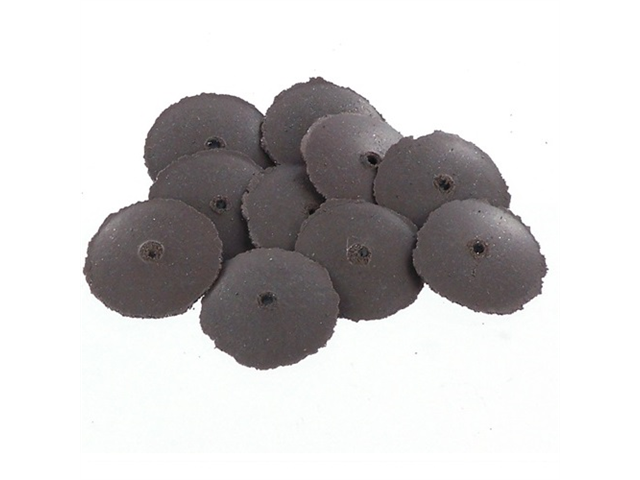 Cratex abrasive rubber, d. 9,3x2,2mm, lens disc - Acronym 1M - Pack. 100pcs.
