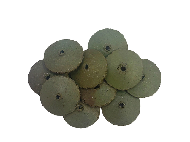 Gomma abrasiva Cratex, d. 15,5x2,2mm, disco a lente - Sigla 2XF - Conf. 100pz.