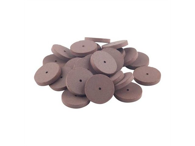 Gomma abrasiva Cratex, d. 16x2,2mm, dischetto - Sigla 53M - Conf. 100pz.