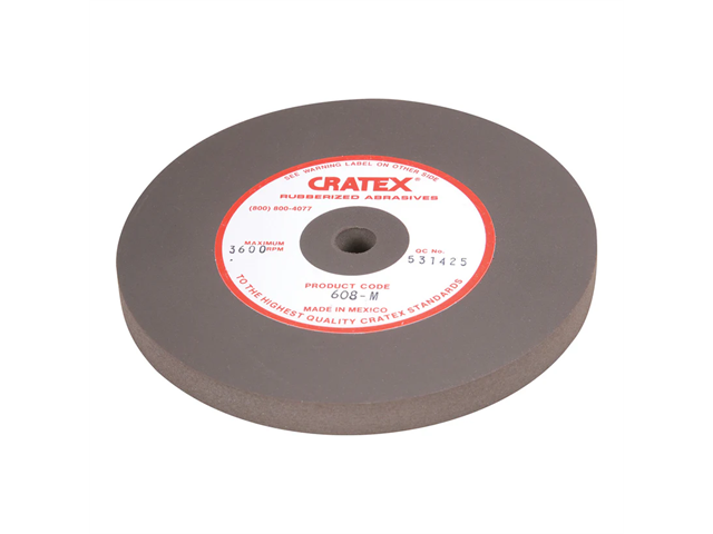 Gomma abrasiva Cratex, d. 153x12,7mm, ruota - Sigla 608M