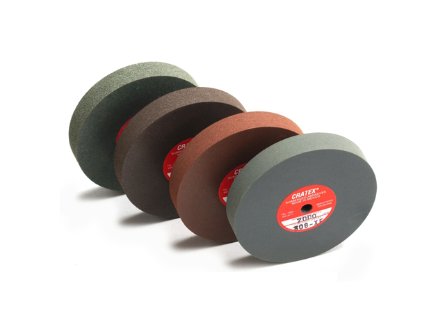 Cratex abrasive rubber, 254x12,7mm, wheel - type 1008C