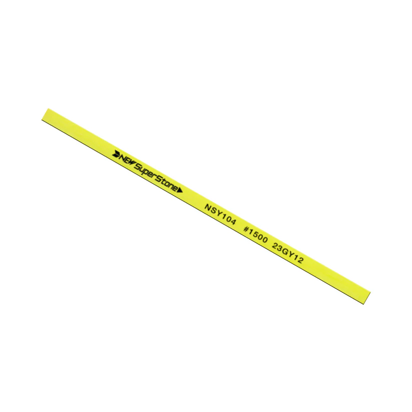 Pietra ceramica 1,0x4x100mm, Grana 1500 - Gialla - Piatta