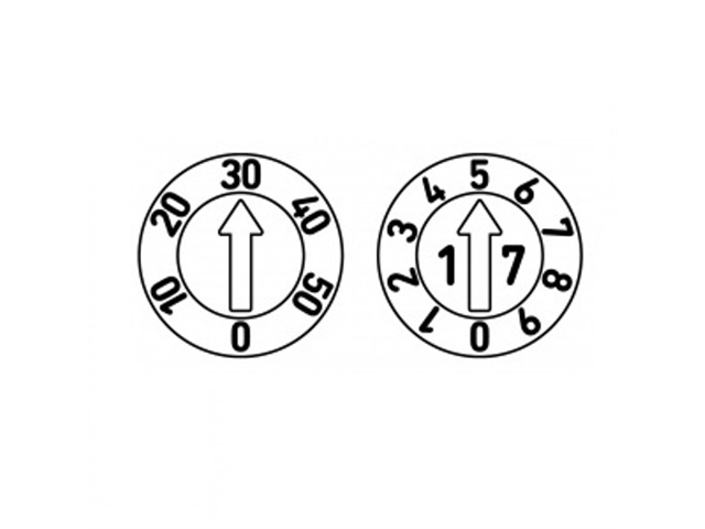 Date stamps type D+E