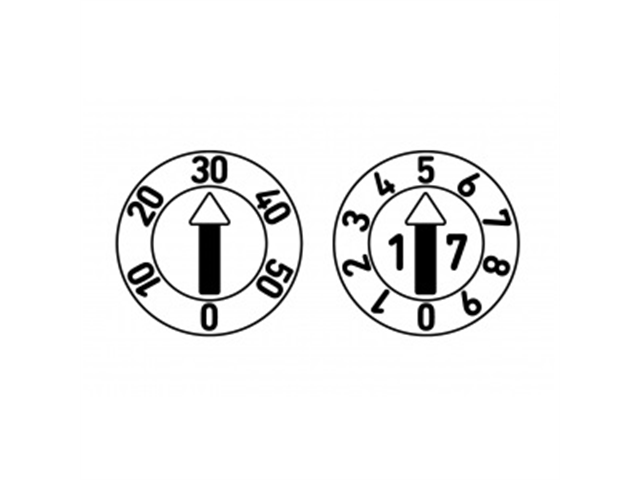 Date stamps type D+E