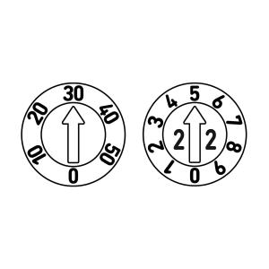 Opitz® Datari tipo D+E - Settimana+Anno