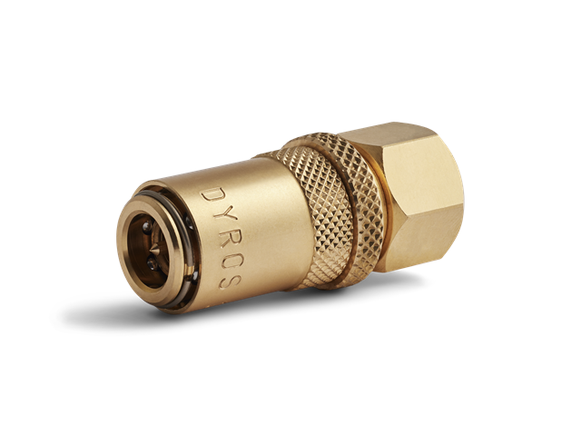 Safe Quick connector Series 30, Internal thread G1/4, without valve, flow 6mm, HEX 17mm
