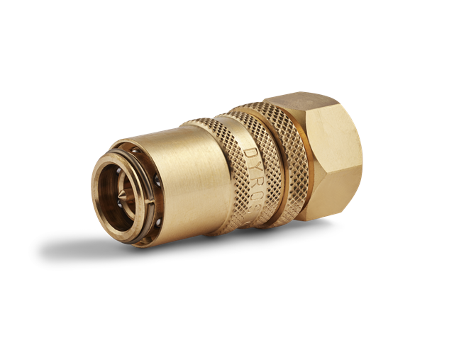 Safe Quick connector Series 90, Internal thread G1/2, without valve, flow 9mm, HEX 21mm