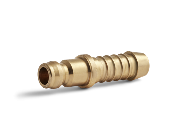 Coupling (nipple) Series 6, thread G1/4, flow 4mm, With hose fitting