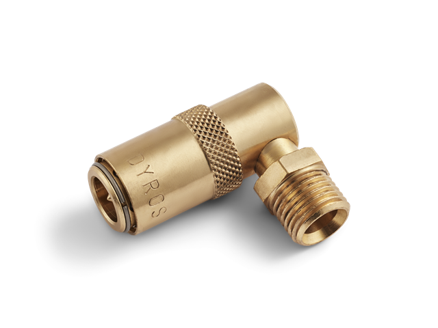 Raccordo rapido Serie 30, M14x1,5mm, con valvola, flusso 6mm