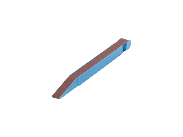 Sostegno + Nastro abrasivo 13mm (1/2"), Grana 240 - Blu