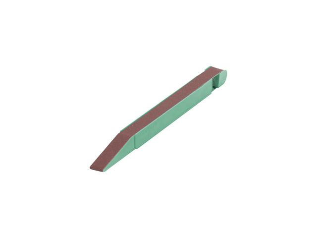 Sostegno + Nastro abrasivo 13mm (1/2"), Grana 320 - Verde