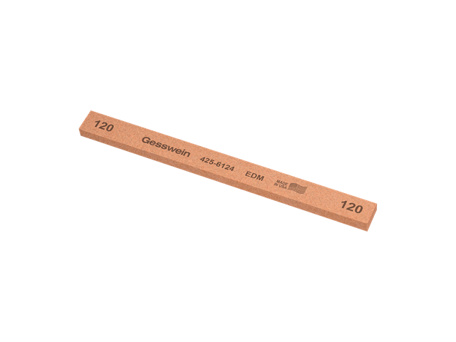 Pietra EDM 13x6x150mm, Grana 120 - Rettangolare