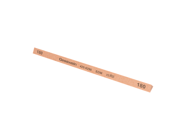 Pietra EDM 10x10x10x150mm, Grana 180 - Triangolare